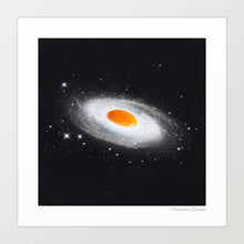 Cargar imagen en el visor de la galería, Cosmic Egg artwork featuring a surreal cosmic galaxy transformed into an egg, perfect for modern art enthusiasts and cosmic-themed decor lovers andart enthusiasts and collectors looking for unique and imaginative pieces for space and the universe