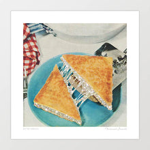 Load image into Gallery viewer, 'Glitter Sandwich - Eat Fashionably' Art Print by Vertigo Artography
