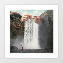 Cargar imagen en el visor de la galería, 'Knitted Waterfall' Art Print by Vertigo Artography
