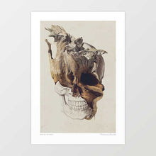 Cargar imagen en el visor de la galería, 'Skull - High By The Beach' Art Print by Vertigo Artography
