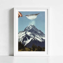 Cargar imagen en el visor de la galería, Adding the final baking flourish of icing sugar to the mountain top of Aoraki, Mount Cook New Zealand.