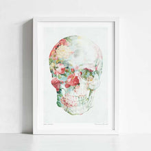 Cargar imagen en el visor de la galería, 'Skull bouquet' Art Print by Vertigo Artography