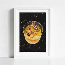 Cargar imagen en el visor de la galería, 'Whisky besties - On the rocks' Art Print by Vertigo Artography