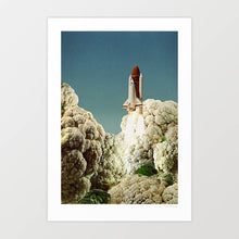 Cargar imagen en el visor de la galería, &#39;Houston we have cauliflower&#39; Art Print by Vertigo Artography