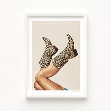 Cargar imagen en el visor de la galería, Discover &#39;These Boots Leopard Print&#39; - a captivating artwork blending fashion and artistry. Bold leopard print meets footwear in a stunning visual narrative. Explore untamed elegance and fierce style. Click to experience more