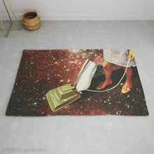 Cargar imagen en el visor de la galería, Surreal art print area rug by Vertigo Artography — velvet-touch chenille floor rug with bold all-over print design for creative living spaces