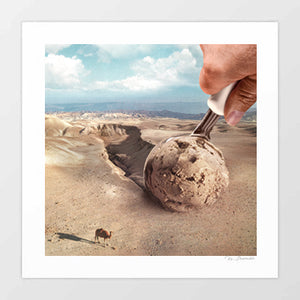 ‘Espresso Mirage' Art Print by Vertigo Artography