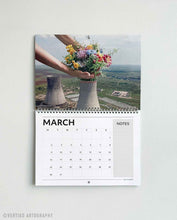 Load image into Gallery viewer, A4 2026 aesthetic calendar featuring expressive surreal collage scenes, offering colour-rich artwork for modern wall decor.
