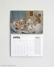 Load image into Gallery viewer, Creative 2026 collage calendar with seasonal artwork, rich textures, and dreamlike visuals designed for art lovers and decor fans.