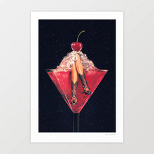 Cargar imagen en el visor de la galería, &#39;Cherry Cowgirl Margarita&#39; Art Print by Vertigo Artography