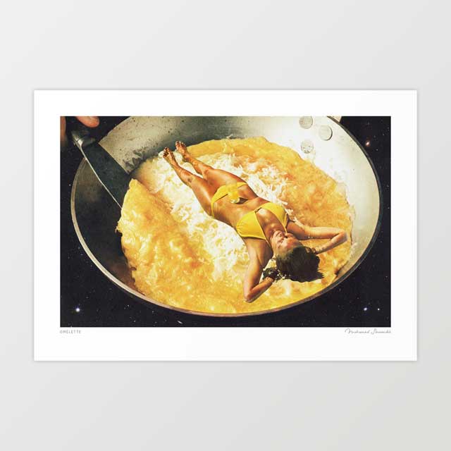 'Omelette' Art Print by Vertigo Artography