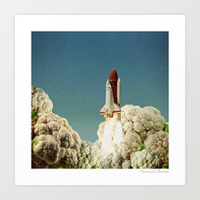 Cargar imagen en el visor de la galería, &#39;Houston we have cauliflower&#39; Art Print by Vertigo Artography
