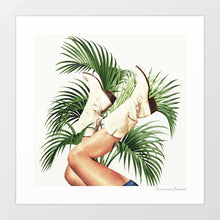 Charger l&#39;image dans la galerie, &#39;These Boots - Palm Leaves&#39; Art Print by Vertigo Artography