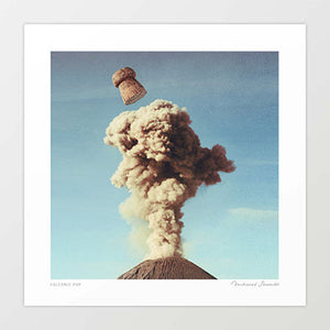 'Volcanic pop' Art Print by Vertigo Artography