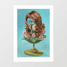 Cargar imagen en el visor de la galería, &#39;Floral portrait&#39; Art Print by Vertigo Artography