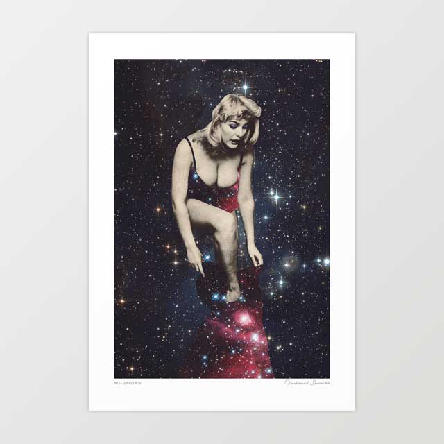 'Miss Universe' Art Print by Vertigo Artography