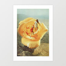Charger l&#39;image dans la galerie, &#39;The yellow big rose&#39; Art Print by Vertigo Artography