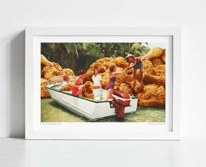 'Fried chicken drive-thru' Art Print by Vertigo Artography