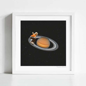 'Saturn skating' Art Print by Vertigo Artography
