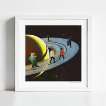 Cargar imagen en el visor de la galería, &#39;Saturn&#39;s rink&#39; Art Print by Vertigo Artography