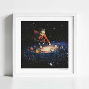 'Space pool' Art Print by Vertigo Artography