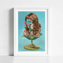 Cargar imagen en el visor de la galería, &#39;Floral portrait&#39; Art Print by Vertigo Artography