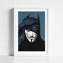 Charger l&#39;image dans la galerie, &#39;V for Bat&#39; Art Print by Vertigo Artography